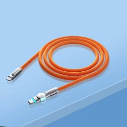کابل Type-c to lightning دو سر چرخشی پرودو مدل PD-SHR100WC طول 1 متر - تصویر 2