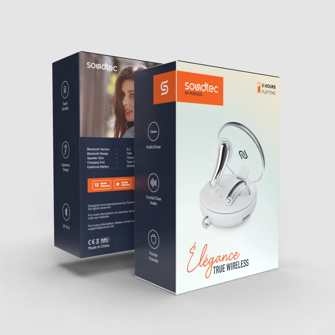 ایربادهای Soundtec TWS پرودو مدل PD-STWLEP020-WH