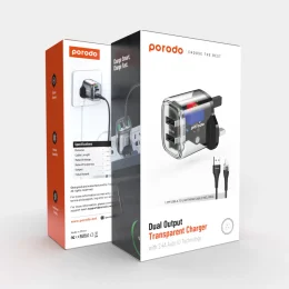 شارژر دیواری پرودو مدل PD-T12WDAUKL - تصویر 4
