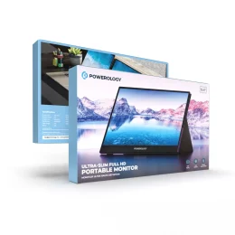 مانیتور قابل حمل پاورولوژی مدل Ultra-Slim 15.6 PPMN156BK - تصویر 4