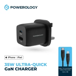 شارژر دیواری 35 واتی پاورولوژی مدل PWCUQC005-U - تصویر 3
