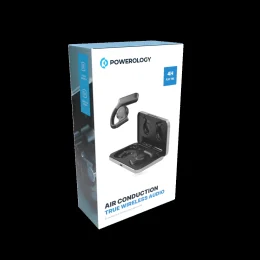 ایربادهای Air Conduction TWS پاورولوژی با جعبه شارژ فلزی مدل PWLAU004 - تصویر 4
