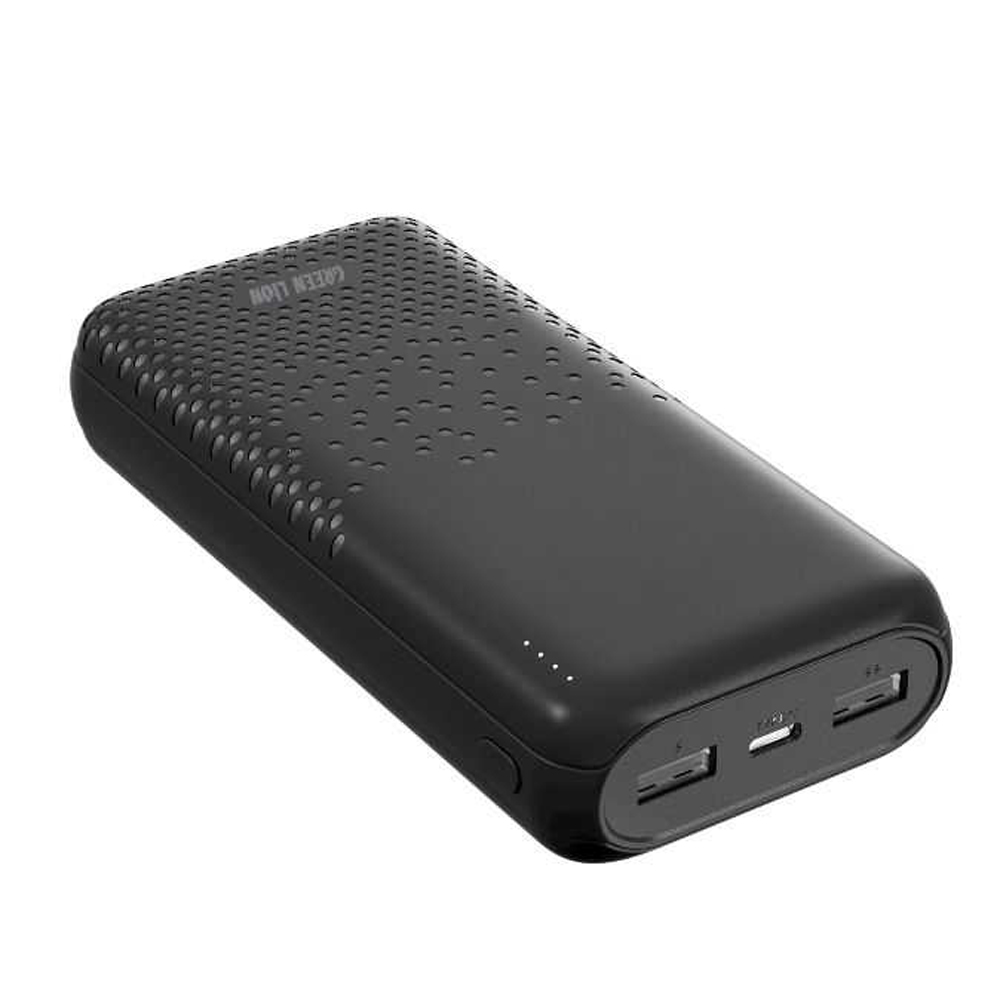Green Lion Rome 20000mAh Power Bank پاوربانک گرین لاین مدل GNRME20KPD2 ظرفیت ۲۰۰۰۰ میلی آمپر ساعت رنگ مشکی