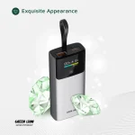 پاوربانک گرین لاین مدل GNVLTX10K با ظرفیت 10000 میلی آمپر ساعت