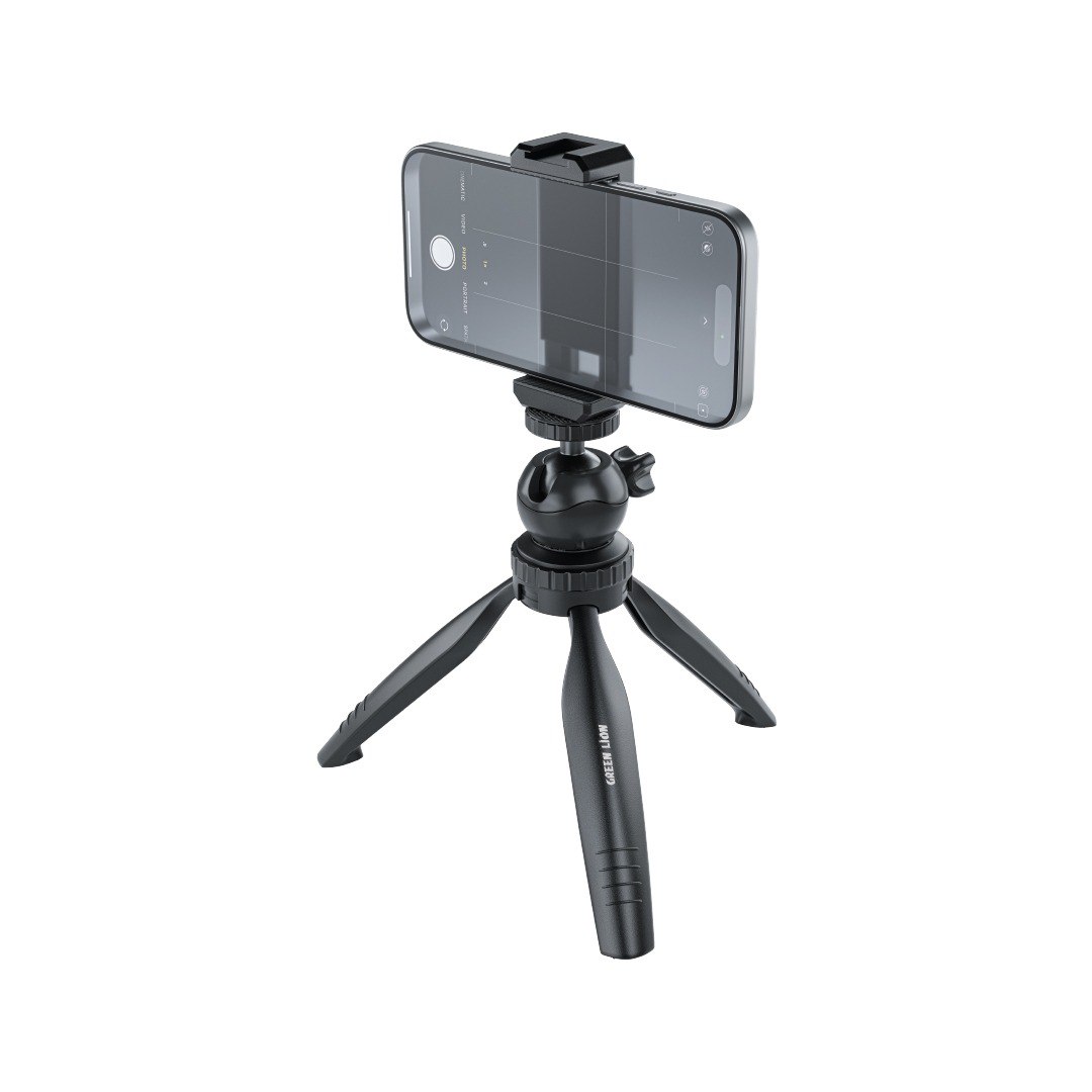 Green Lion Mini Tripod with Phone Holder هولدر گوشی گرین لاین مدل GNMITRIST رنگ مشکی