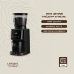 دستگاه آسیاب قهوه مخروطی لپرسو مدل LPCFFM0028 - تصویر 2