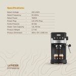 دستگاه قهوه ساز لپرسو مدل LPCFFM0004-BK - تصویر 3