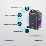 اسپیکر بلوتوثی پاورولوژی مدل PWLAU013 - تصویر 2
