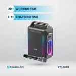 اسپیکر بلوتوثی پاورولوژی مدل PWLAU013 - تصویر 5
