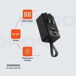 پاوربانک پرودو مدل PD-PBFCH061 ظرفیت 50000 میلی آمپر ساعت