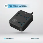 چندراهی و محافظ برق پاورولوژی مدل PWCUQC037