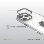قاب دستگیره MAGSAFE MORPHIX برای آیفون 16 PRO MAX - خاکستری - برند لِوِلو Levelo - تصویر 6