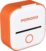 چاپگر لیبل مینی سبک زندگی - سفید/نارنجی - برند پرودو Porodo - تصویر 4