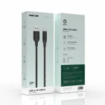 کابل PVC USB-A به USB-C 2M - مشکی - برند گرین لاین Green lion - تصویر 2