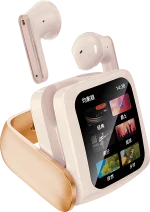 EARBUDS صفحه نمایش هوشمند - بژ - برند گرین لاین Green lion - تصویر 7