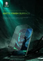 شیشه منحنی کامل 3D PV-PET PRO برای iPhone 16 PLUS - مشکی - برند گرین لاین Green lion - تصویر 14