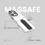قاب دستگیره MAGSAFE MORPHIX برای iPhone 16 PRO MAX - مشکی - برند لِوِلو Levelo - تصویر 4
