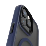 قاب ماتئو با دستگیره پایه پایین برای iPhone 16 PRO MAX- BLUE - برند لِوِلو Levelo - تصویر 4