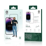 محافظ صفحه 9H استیو مات برای آیفون 15 PRO MAX - CLEAR - برند گرین لاین Green lion - تصویر 11