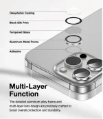 لنز دوربین HD PLUS برای IPHONE 16 PRO/16 PROMAX - WHITE TITANIUM - برند گرین لاین Green lion - تصویر 2
