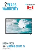 تلویزیون آندروید ضد انفجار 55 اینچی 4K - تلویزیون Android BLACKF - سیاه - برند پاورولوژی Powerology - تصویر 19