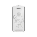 محافظ شیشه ای 9H STEVE MATTE AR برای آیفون 16 PRO MAX - CLEAR - برند گرین لاین Green lion