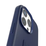 کیف سیلیکونی MORPHIX با دستگیره چرمی برای iPhone 16 PRO MAX-DEEP BLUE - برند لِوِلو Levelo - تصویر 9