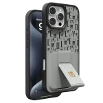 CASE GRIPSTAND MORPHIX با نگهدارنده کارت برای iPhone 16 PRO - GRAY - برند لِوِلو Levelo - تصویر 12