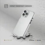 CASE SOLO FOR IPHONE 16 PRO MAX - WHITE - برند لِوِلو Levelo - تصویر 4
