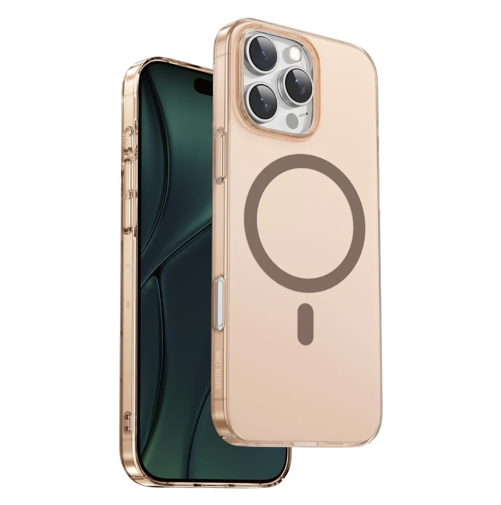 CASE MAGSAFE DELGADO برای iPhone 16 PRO MAX - COPER GOLD - برند گرین لاین Green lion CASE MAGSAFE DELGADO برای iPhone 16 PRO MAX - COPER GOLD - برند گرین لاین Green lion - تصویر 1