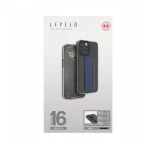 قاب دستگیره سیلیکونی GRAPHIA IMD برای iPhone 16 PRO MAX- BLUE - برند لِوِلو Levelo - تصویر 5