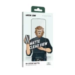 محافظ شیشه ای 9H STEVE MATTE AR برای آیفون 16 PRO MAX - CLEAR - برند گرین لاین Green lion - تصویر 5