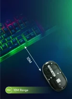ماوس شفاف LITE - سیاه - برند گرین لاین Green lion - تصویر 13