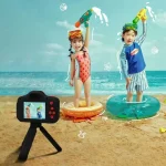 دوربین فوکوس کودکان سبک زندگی با پایه سه پایه 1000MAH- - مشکی - برند پرودو Porodo - تصویر 5