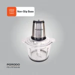 چاپر لایف استایل 3 لیتری 400 وات - مشکی - برند پرودو Porodo - تصویر 6