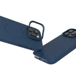 کیف سیلیکونی LIVIA TPU برای iPhone 16 PRO - BLUE - برند لِوِلو Levelo - تصویر 9