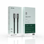 کابل بافته شده USB-C به USB-C 60W 1M - مشکی - برند گرین لاین Green lion