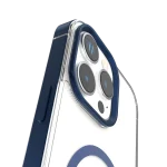 CLAIRE با قاب سپر آلومینیومی برای iPhone 16 PRO - BLUE - برند لِوِلو Levelo - تصویر 10