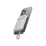 پاور بانک DXB MAGSAFE 10000 MAH - نقره ای پایه دار - برند گرین لاین Green lion - تصویر 3