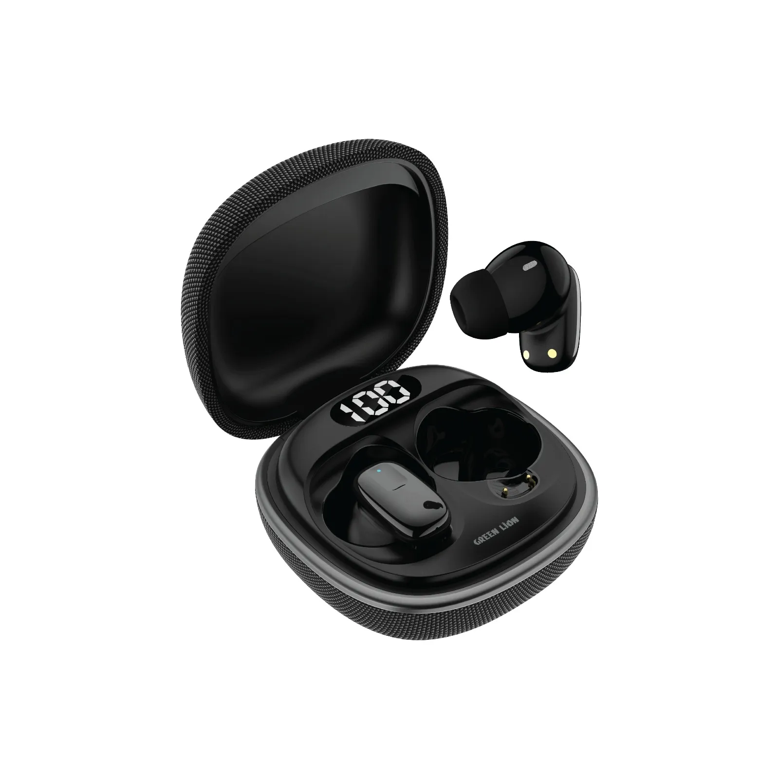 EARBUD TRUE WIRELESS SIENA - مشکی - برند گرین لاین Green lion EARBUD TRUE WIRELESS SIENA - مشکی - برند گرین لاین Green lion - تصویر 1