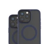 قاب ماتئو با دستگیره پایه پایین برای iPhone 16 PRO MAX- BLUE - برند لِوِلو Levelo - تصویر 3