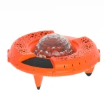 7 SOUNDTEC DISCO LED LIGHT بلندگوی شناور ضد آب 100W IP6 - نارنجی - برند پرودو Porodo - تصویر 4
