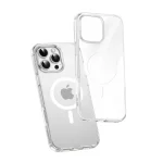 MAGSAFE CRYSTAL CLEAR CASE IPHONE 16 PLUS - CLEAR - برند گرین لاین Green lion