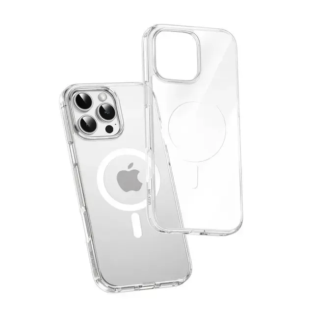 MAGSAFE CRYSTAL CLEAR CASE IPHONE 16 PLUS - CLEAR - برند گرین لاین Green lion MAGSAFE CRYSTAL CLEAR CASE IPHONE 16 PLUS - CLEAR - برند گرین لاین Green lion - تصویر 1