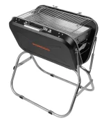 جعبه کباب پز تاشو BBQ LIFESTYLE با دسته و سه پایه - مشکی - برند پرودو Porodo - تصویر 5