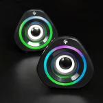 SPEAKER WIRED 3W*2 - BLACK - برند پرودو گیمینگ Porodo gaming - تصویر 3