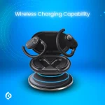 ENC TWS رسانای هوا و کیف شارژ با صفحه نمایش 50MAH8 - مشکی - برند پاورولوژی Powerology - تصویر 7