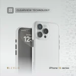 CASE SOLO FOR IPHONE 16 PRO MAX - WHITE - برند لِوِلو Levelo - تصویر 2