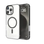 CLAIRE با قاب سپر آلومینیومی برای iPhone 16 PRO - مشکی - برند لِوِلو Levelo - تصویر 13