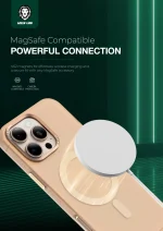 مات MAGSAFE X CASE FOR IPHONE 16 PRO - DESERT - برند گرین لاین Green lion - تصویر 4